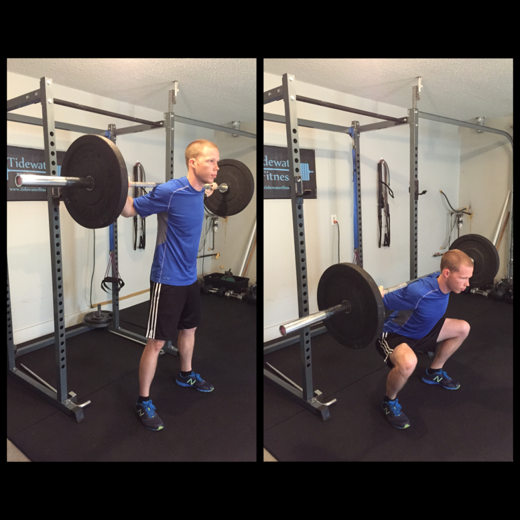 The 1 Arm Kettlebell Front Squat